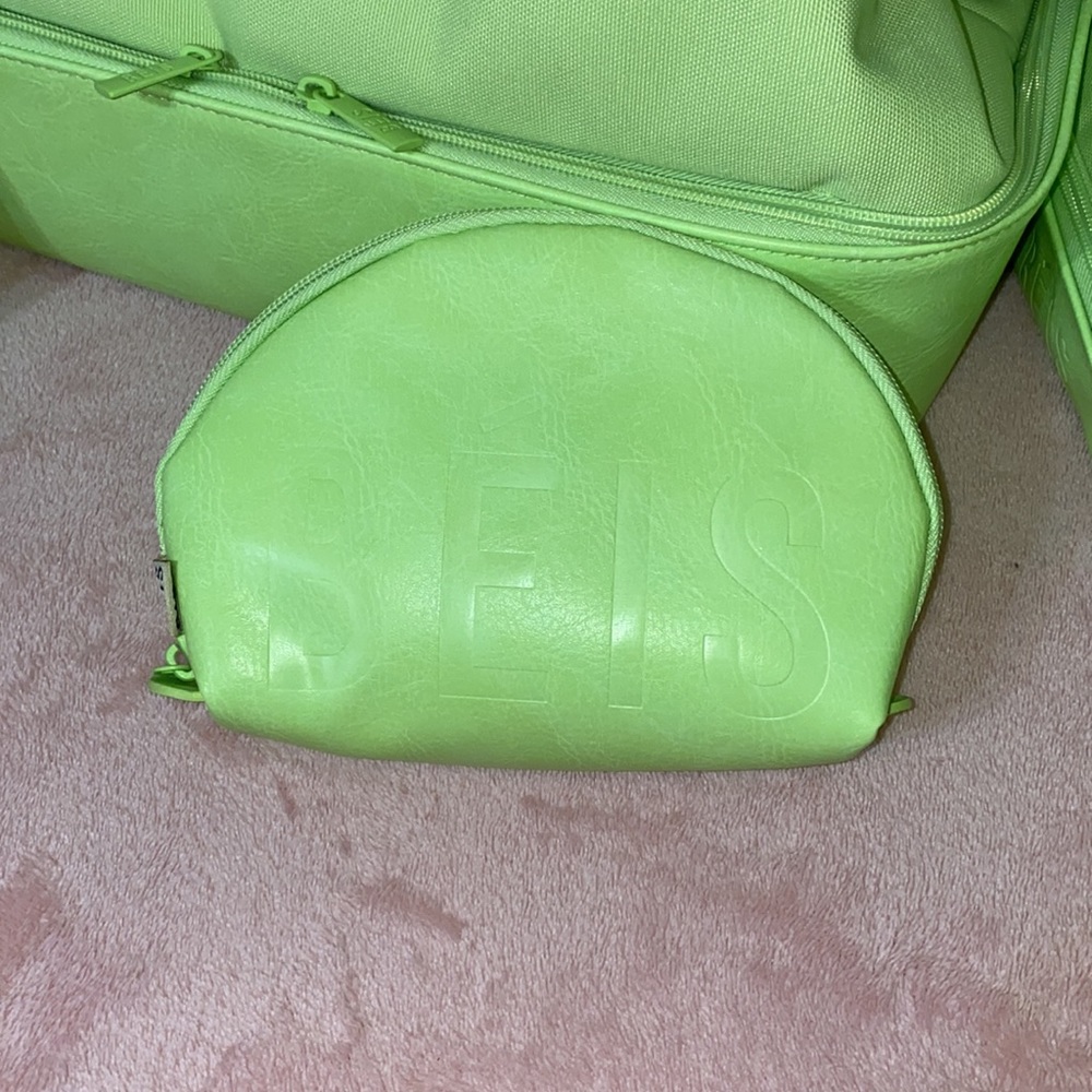 NFS💢 3 pc SET BEIS CITRON WEEKENDER & COSMETIC POUCHES - Picture 4 of 13